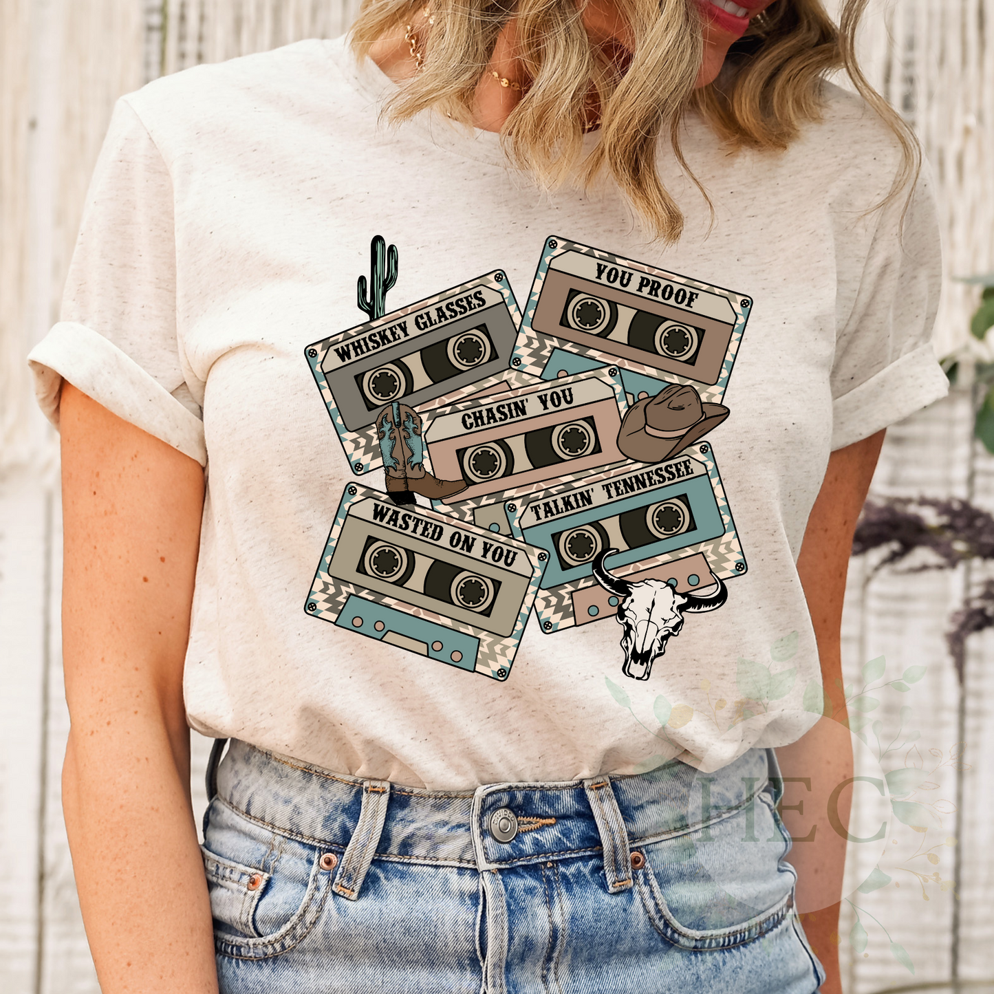Country Cassette Tapes - DTF