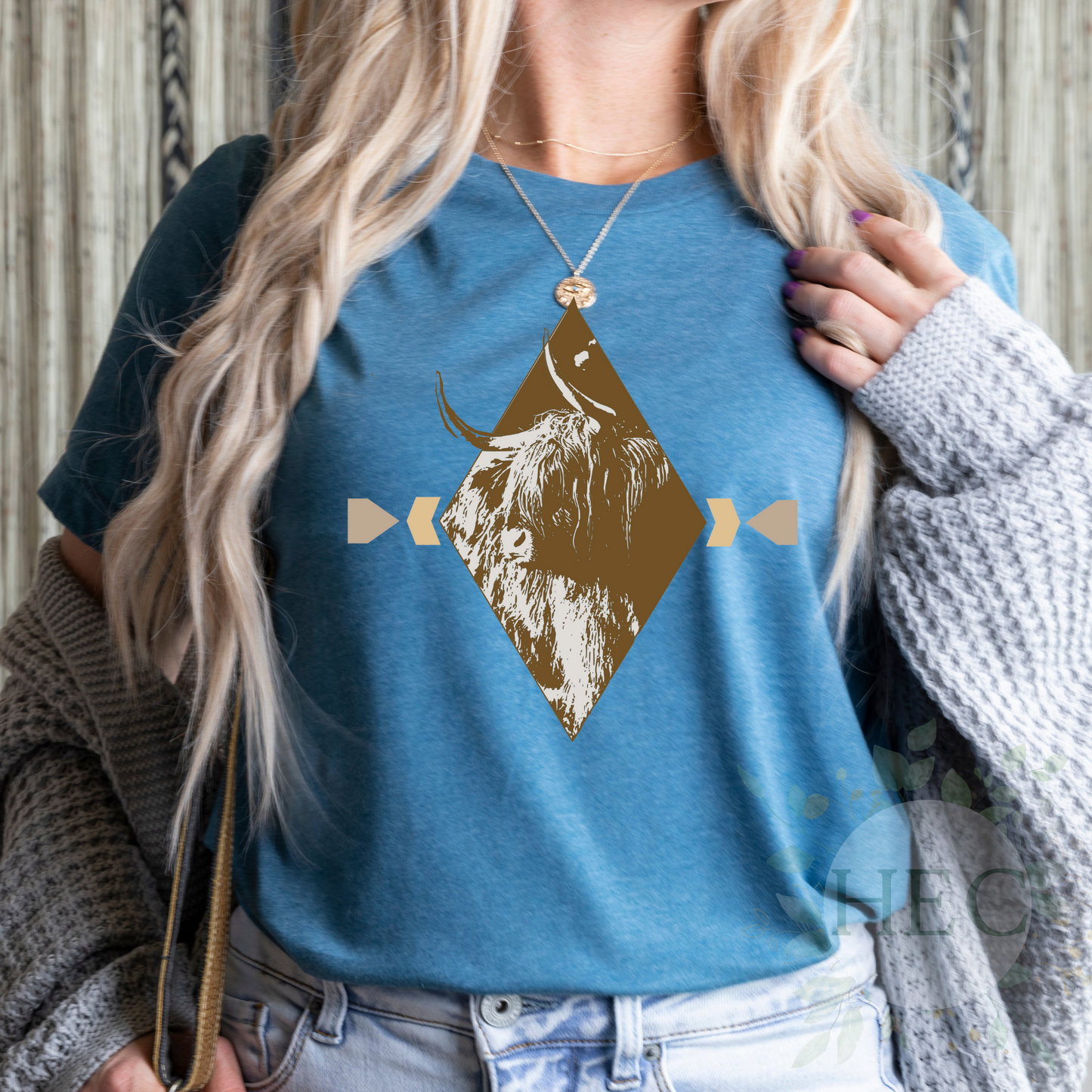 Colored Diamond Highlander - DTF prints