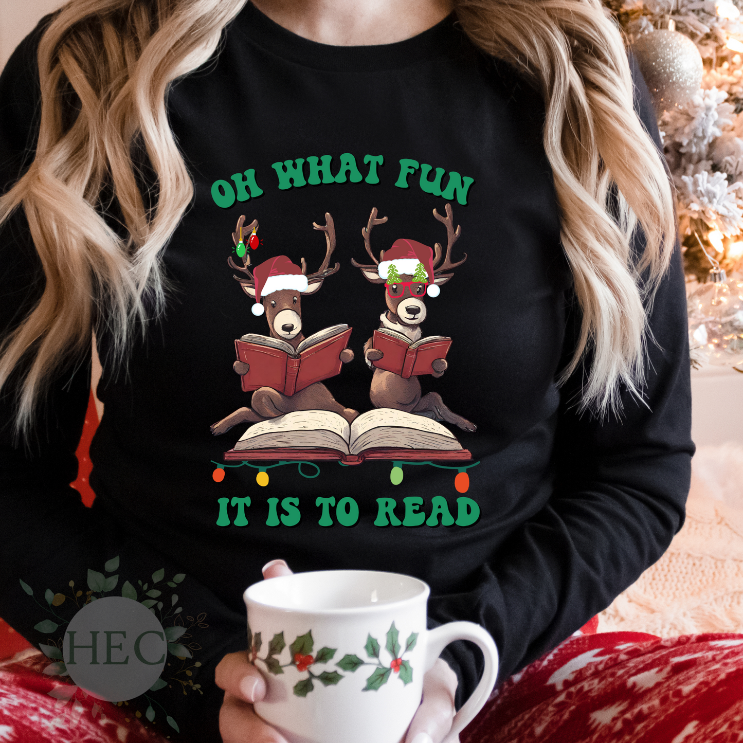 Oh what fun it is to read - DTF prints