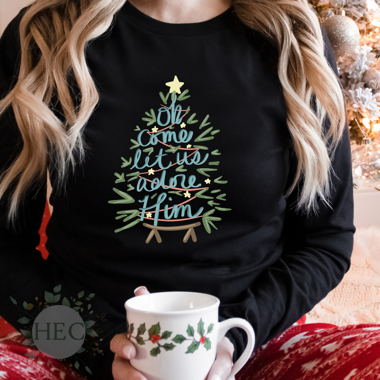 Oh Come Let Us Adore Him - DTF prints