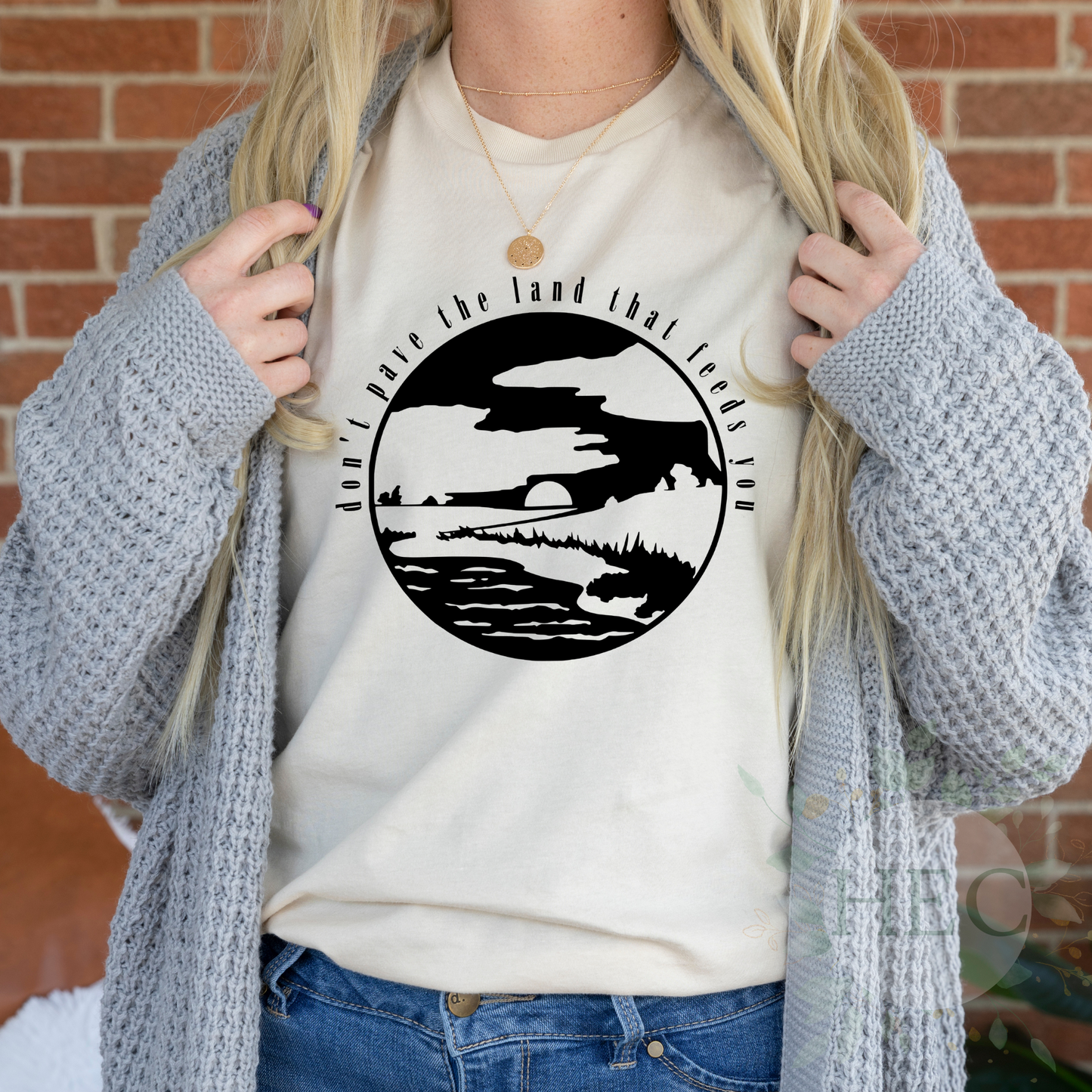 Don't pave the land that feeds you - DTF prints