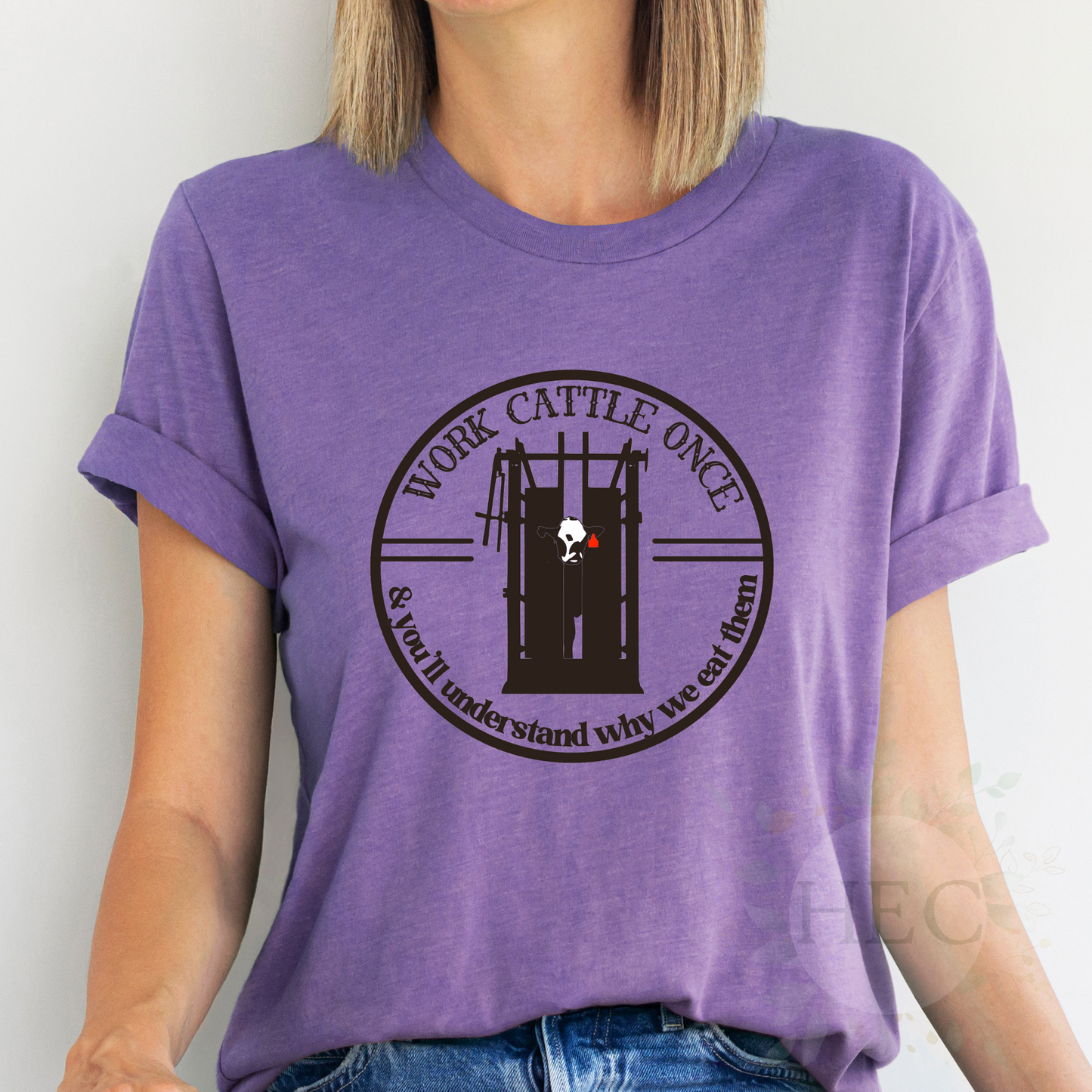 Work cattle once and you'll know - DTF prints