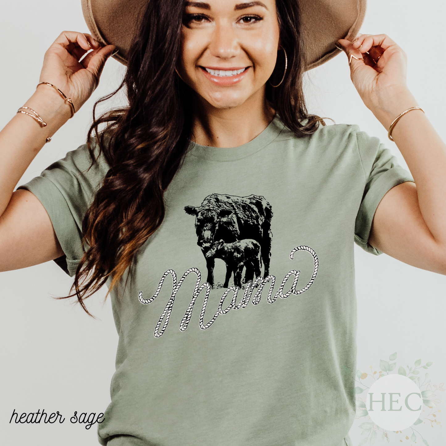 Mama cow/calf - DTF