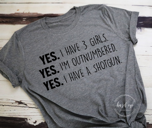Yes I have 3 girls screen print