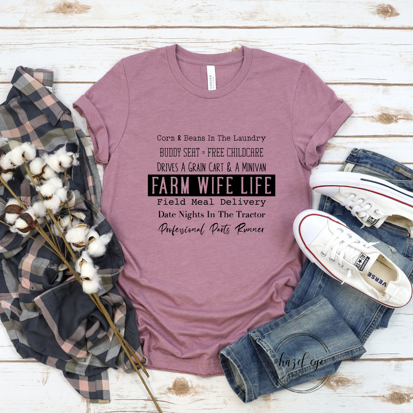 Farm wife life screen print