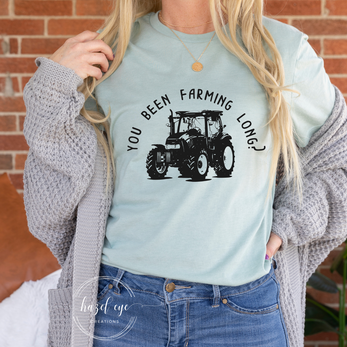 You been farming long screen print