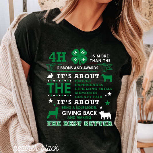 It's all about life 4-H- DTF