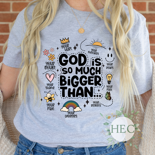 God is so much bigger than - DTF