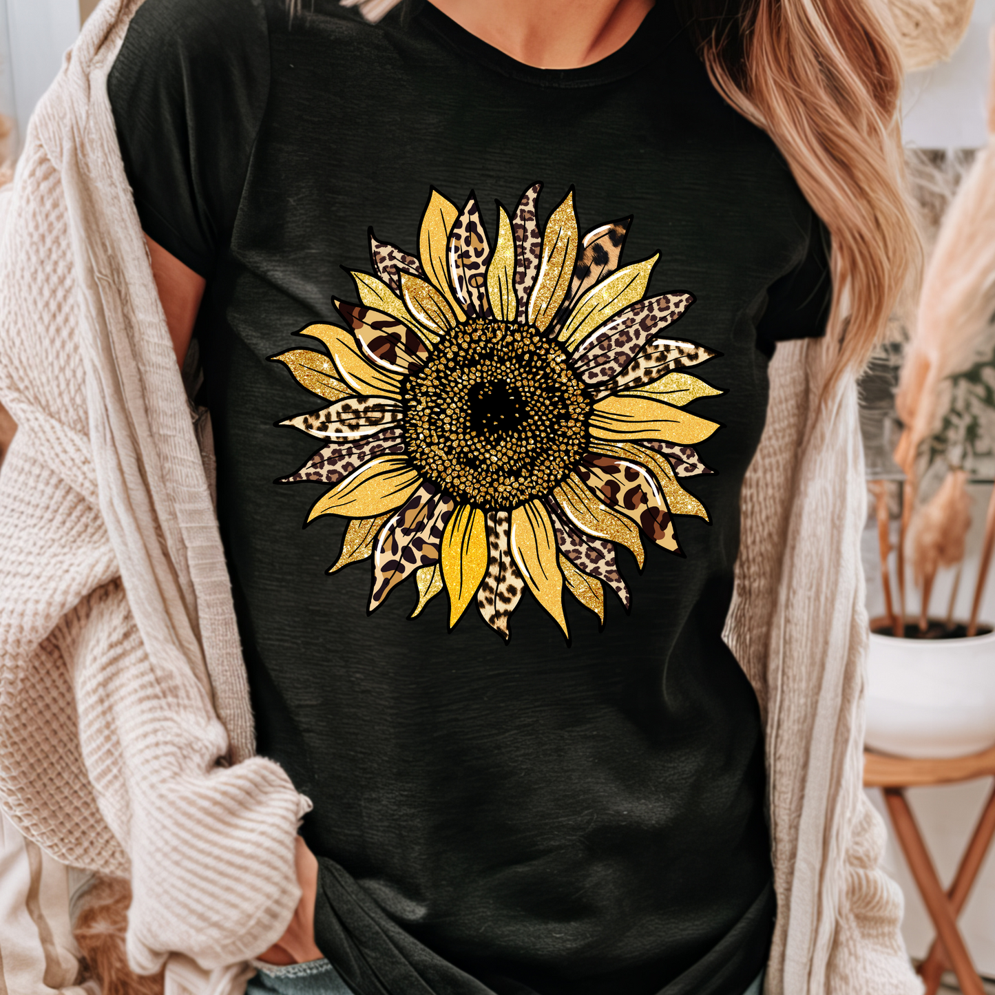 Leopard Sunflower - DTF