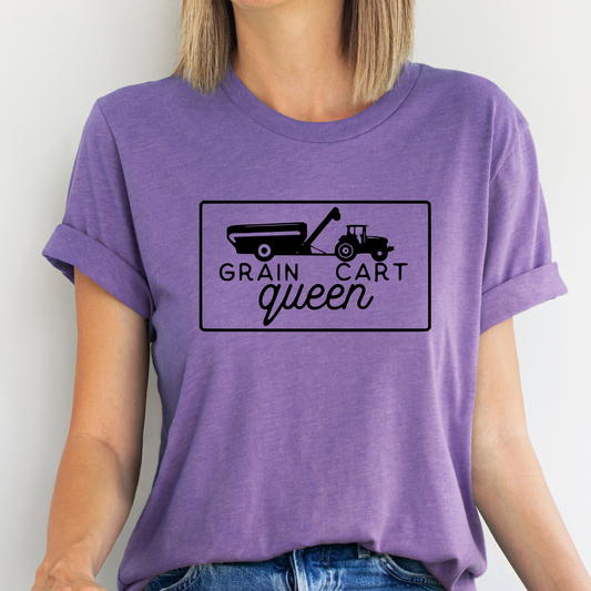 Grain cart queen - screen print