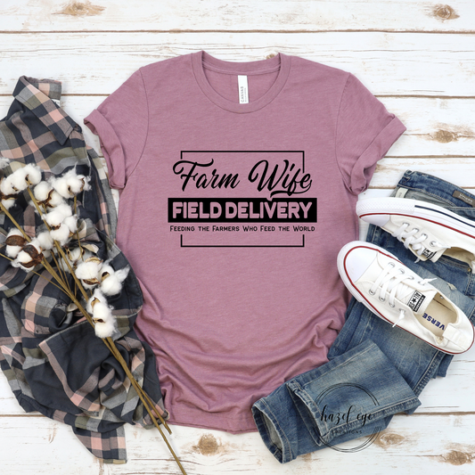 Farm Wife Field Delivery screen print
